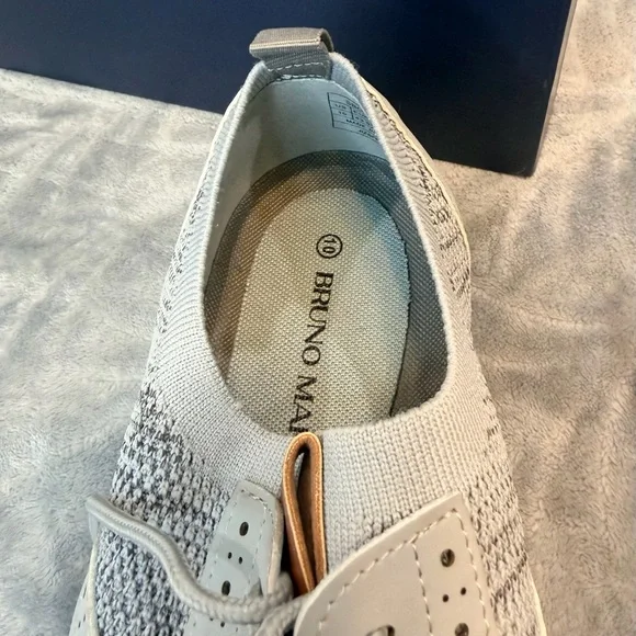 Bruno Marc Light Gray Oxford Shoes - Picture 8 of 9